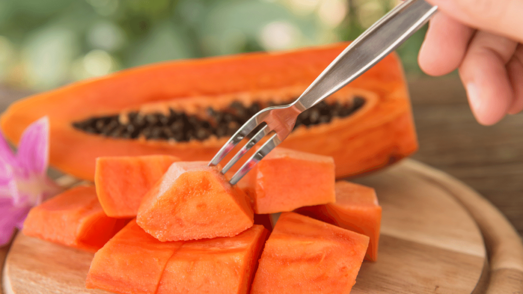 Can we eat papaya fruit at night