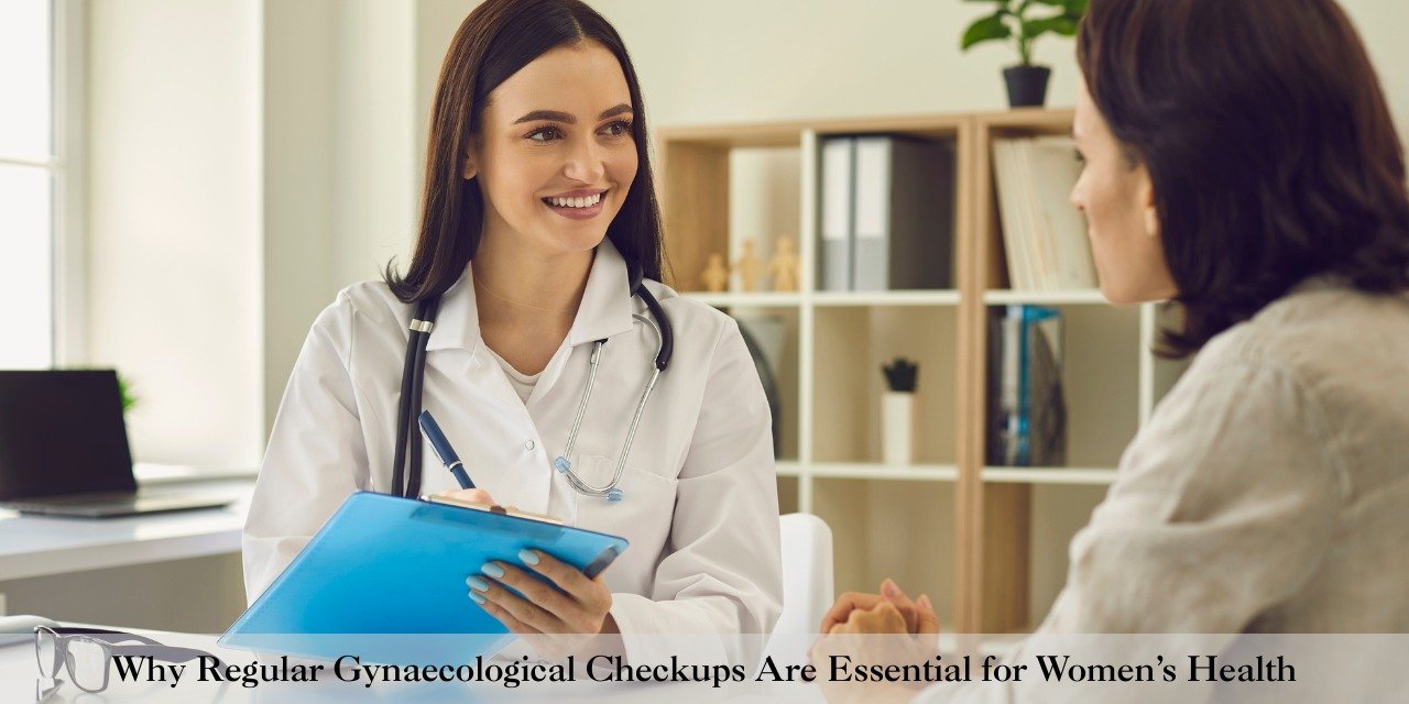 "Woman at a gynaecologist clinic for a regular checkup, promoting women’s health awareness."