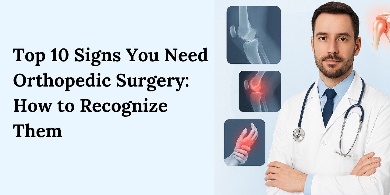 Top 10 Signs You Need Orthopedic Surgery: How to Recognize Them